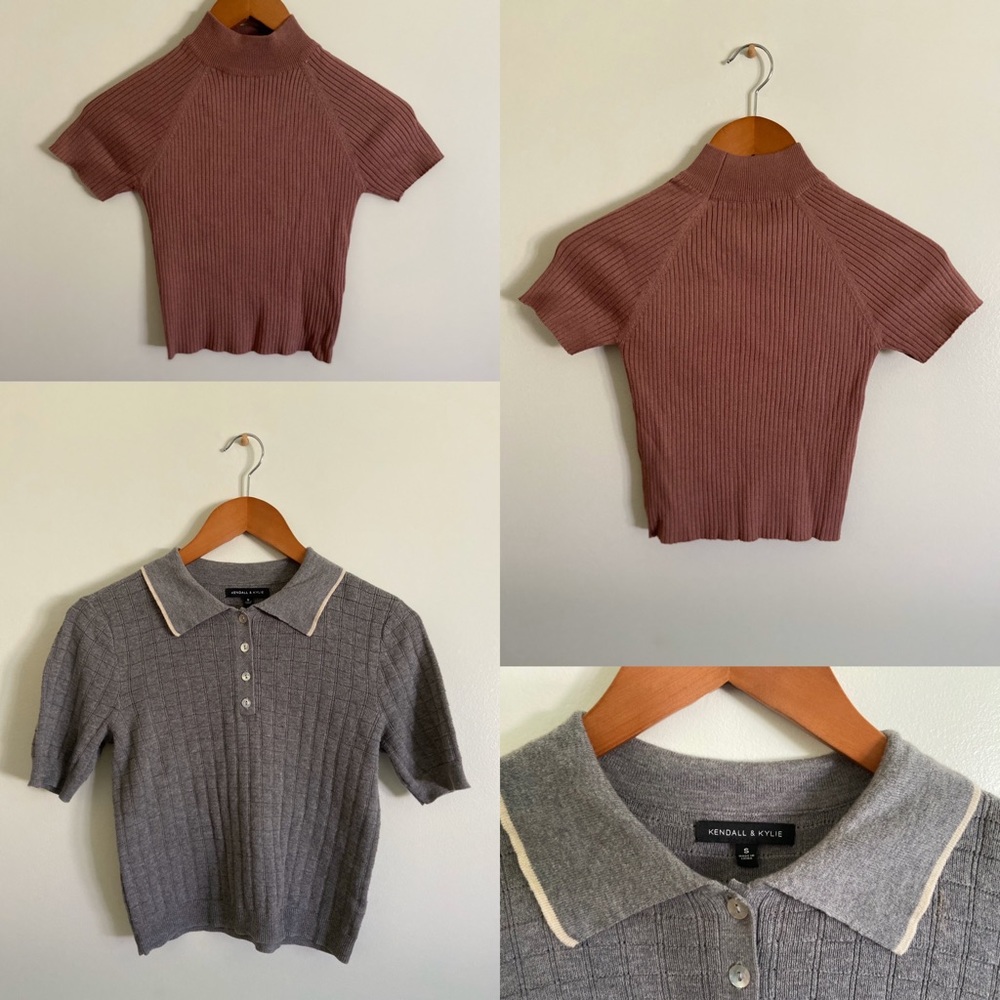 Kendall & Kylie cropped sweaters bundle